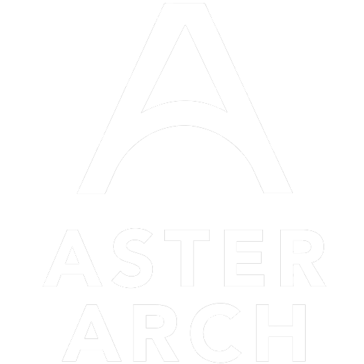 AsterArch Logo -white